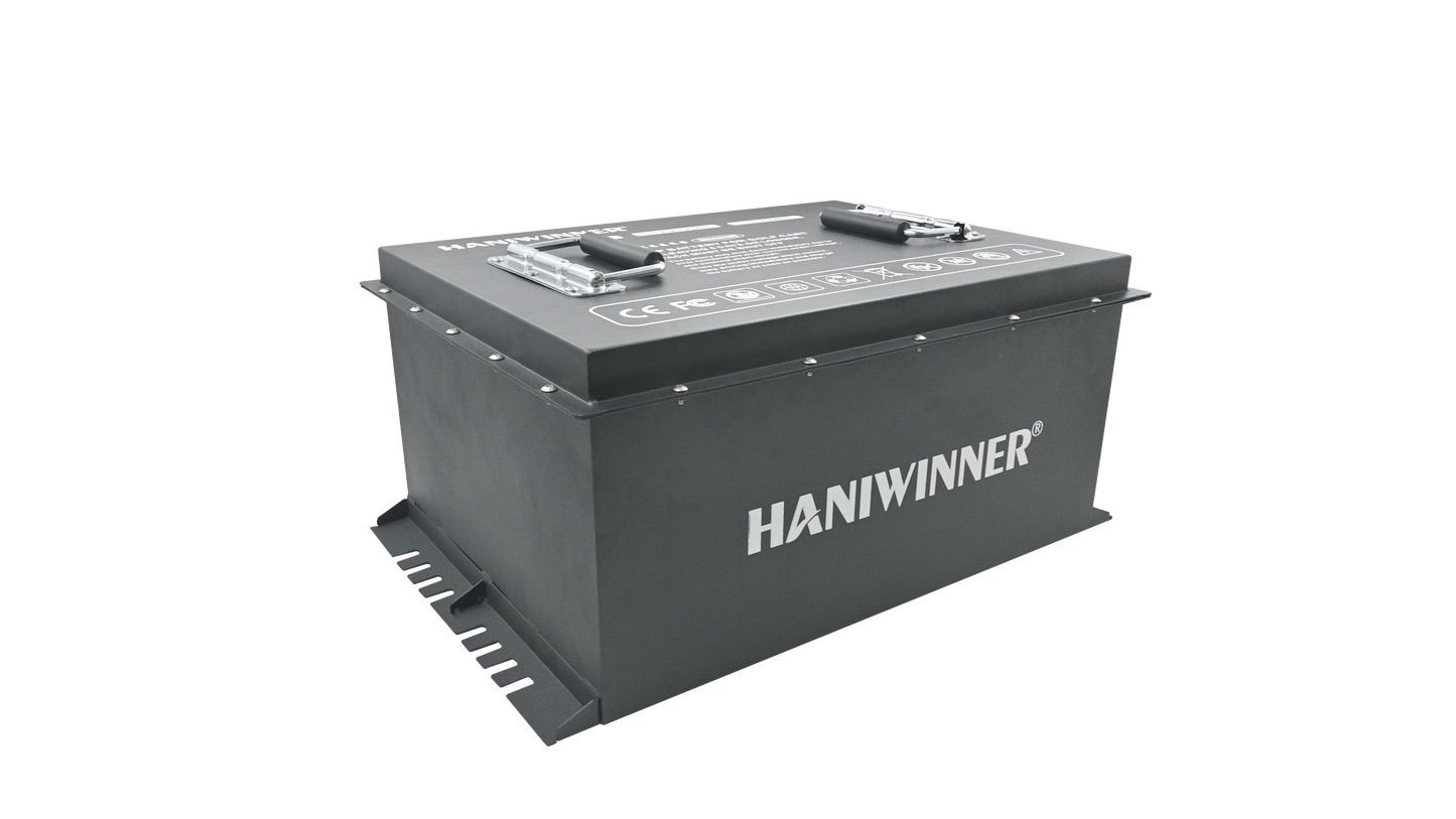 HANIWINNER HL-L161000-01A 51.2V 100Ah Lithium Iron Phosphate LiFePO4 Power Plant Golf Cart Use LiFePo4 Battery